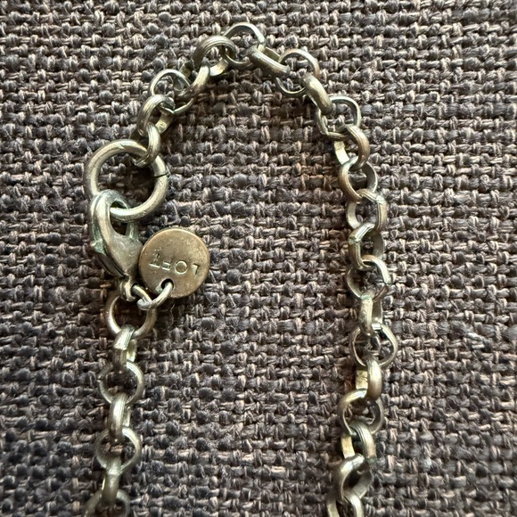 Elegant transparent Beaded Necklace by LOFT - 18” long - Picture 8 of 8